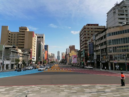 Stadtlandschaft, Asiatische Stadt
