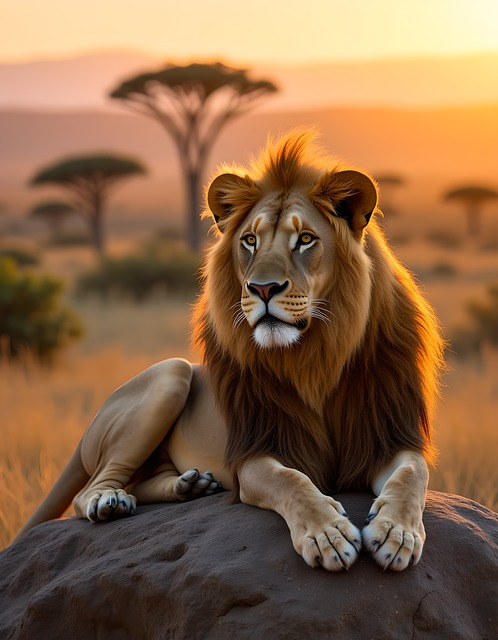 Free Lion Animal illustration and picture
