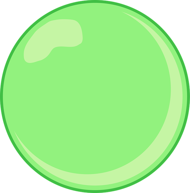 Free Green Sphere vector and picture