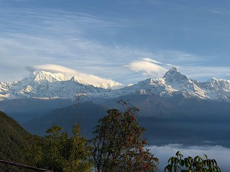 Fjell, Nepal, Himalaya, Landskap, Natur