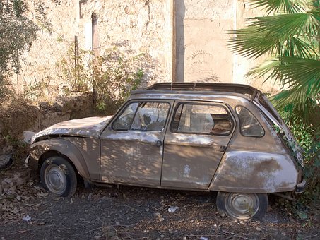 Oude Auto, Verlaten, Eenzaam, Roest