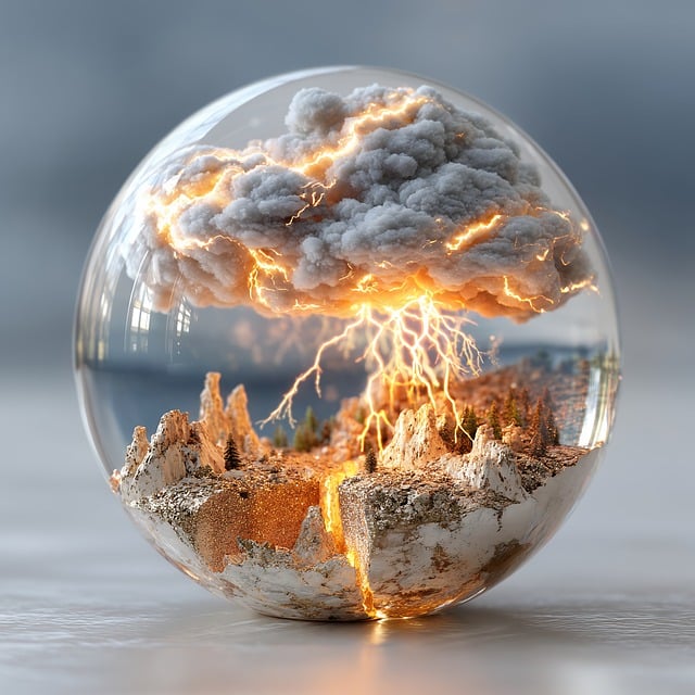 Free storm lightning sphere illustration