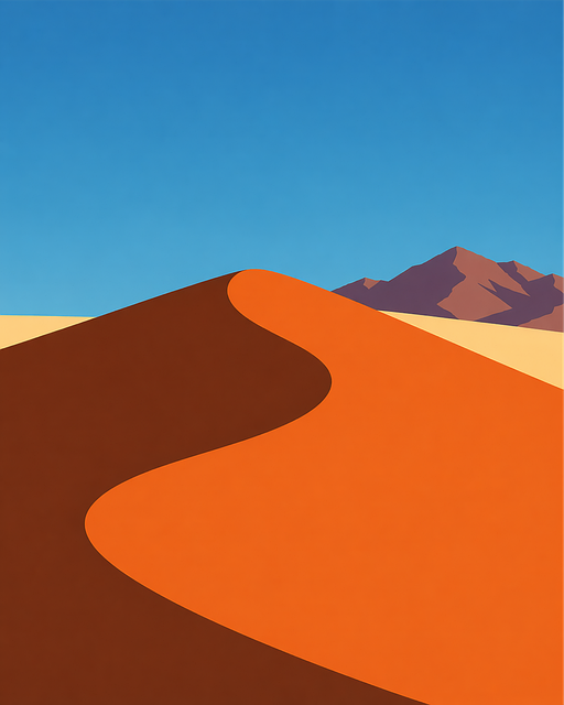 Ørken, Klit, Landskab, Minimalisme