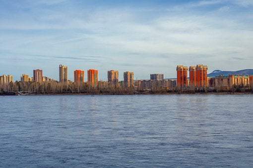 Mesto, Rieka, Budovy, Voda