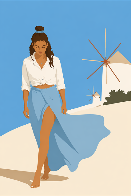 Mediteranean, Femeie, Minimalist, Natură