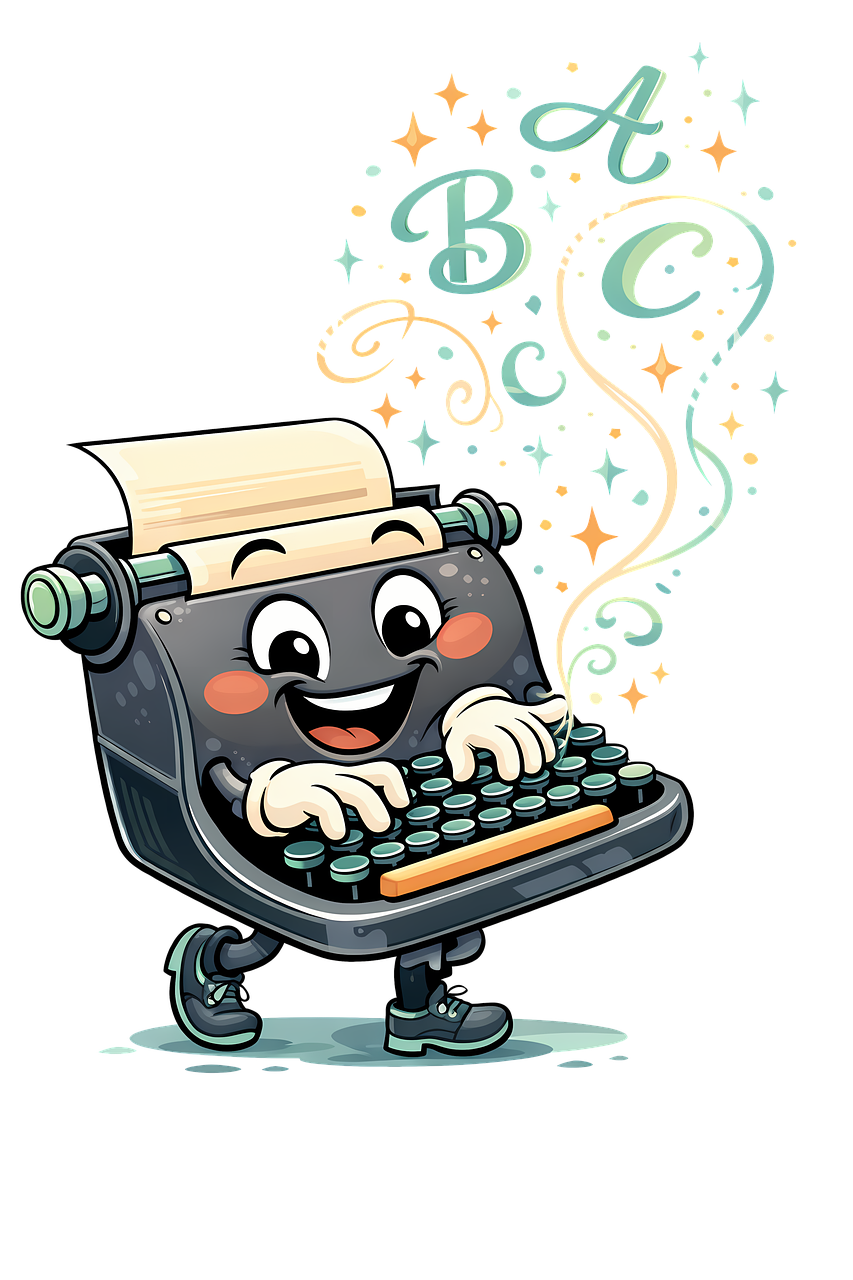 Language Cartoon Machine Download Typewriter, Cartoon Machine, Happy Appearance. Royalty-Free ...