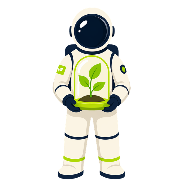 Astronaut, Rum, Frøplante, Natur