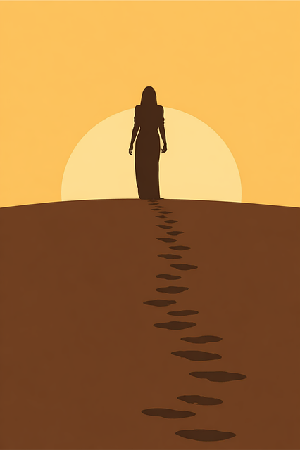 Free silhouette nature woman vector