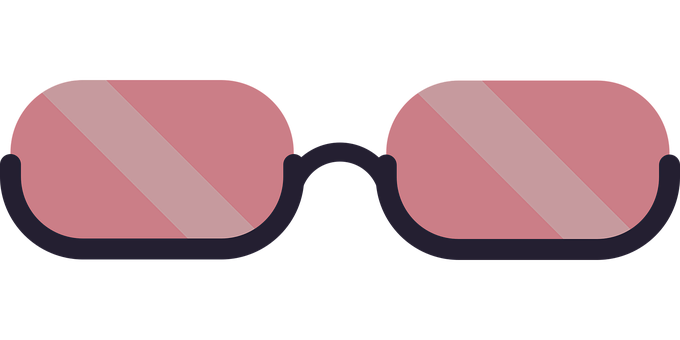 Free Glasses Red vector and picture
