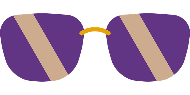 Free sunglasses purple pattern vector