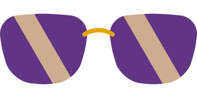 Free Sunglasses Purple vector and picture