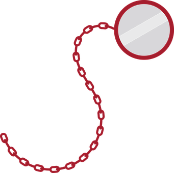 Free Monocle Chain vector and picture