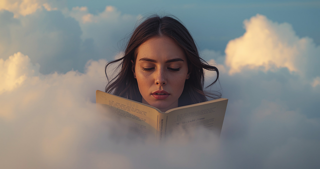 Free reading book woman illustration