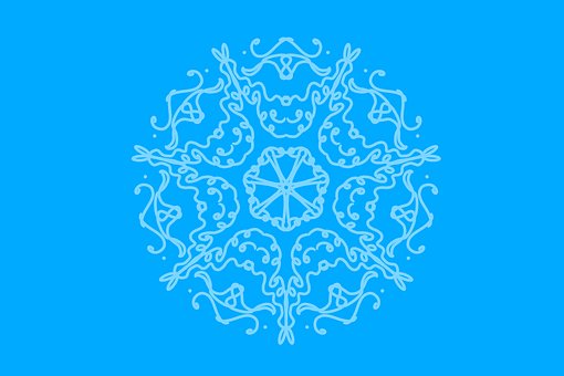 Mandala, Abstract, Fulg De Zăpadă