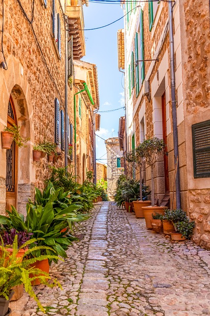Felanitx, Mallorca, Altstadt, Steinmauer