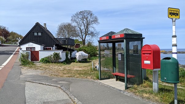 Free Bus Stop Mailbox photo and picture