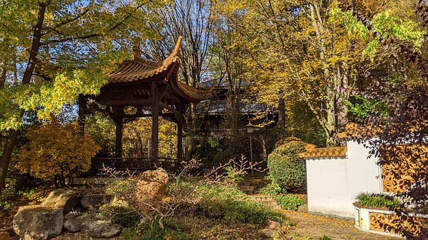 Free Chinese Garden Pagoda photo and picture