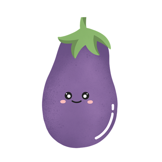 Free Smiling Eggplant photo and picture