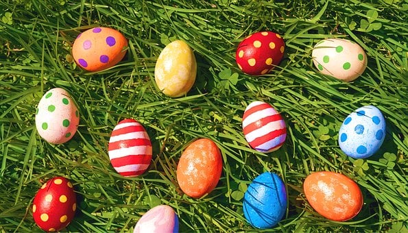 Free Easter Colorful Eggs photo and picture