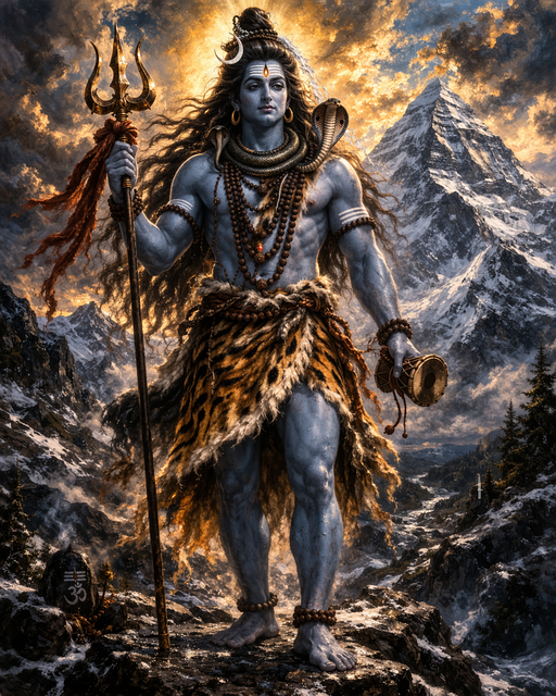 Free Shiva Deity illustration and picture