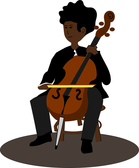 Hudba, Violončelo, Hudobník, Karikatúra