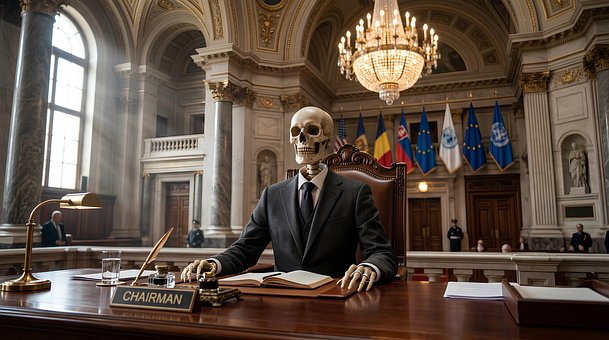 Free Skeleton Chairman illustration and picture