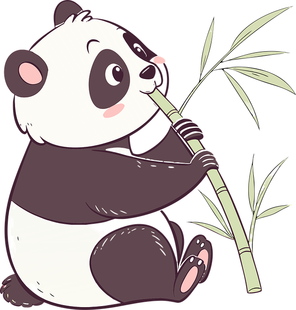 Free Panda Cartoon vector and picture