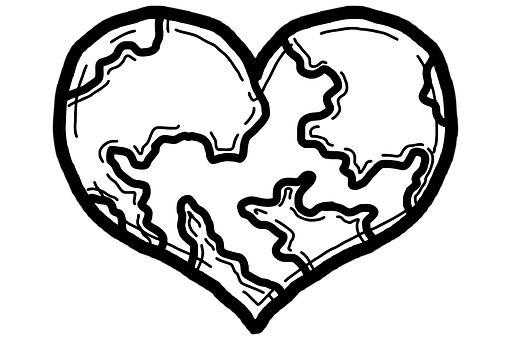 Herz, Erdkugel, Verliebt, Planet, Welt