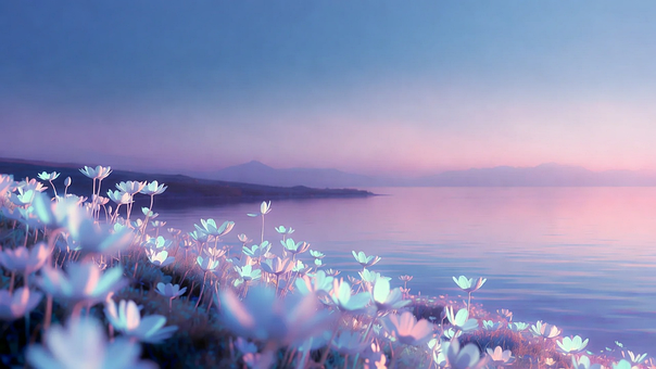 Natur, Morgendämmerung, Blumen, Rosen