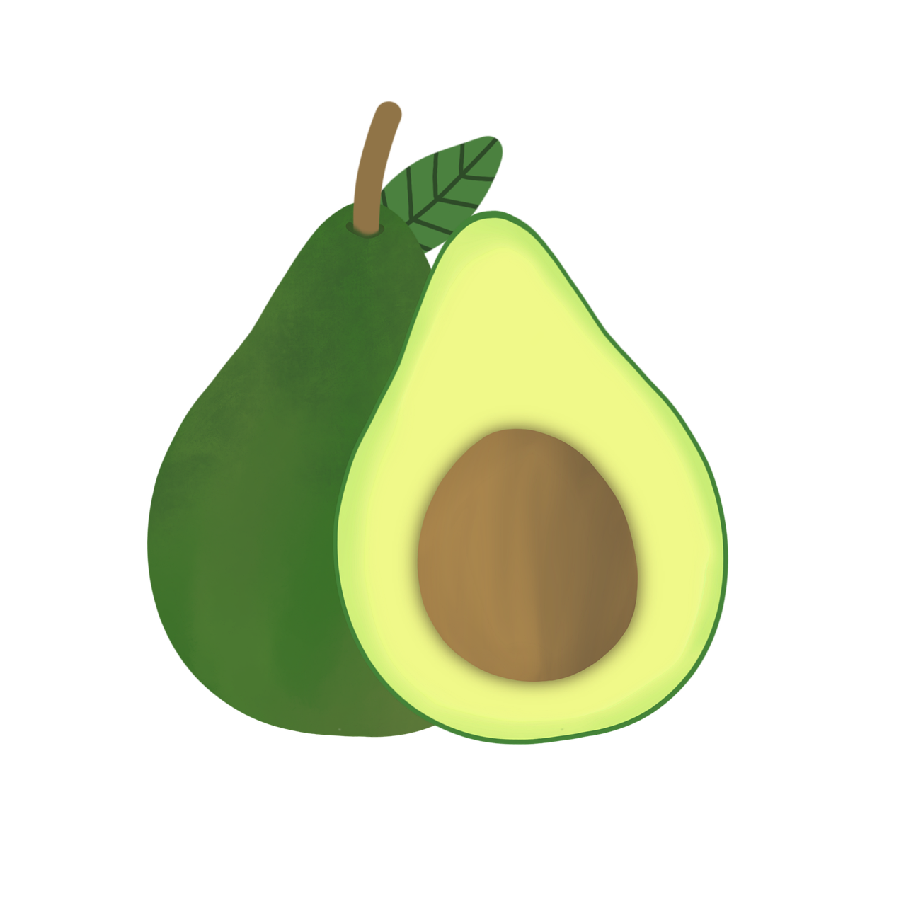 Download Avocado, Fruit, Colorful. Royalty-Free Stock Illustration ...