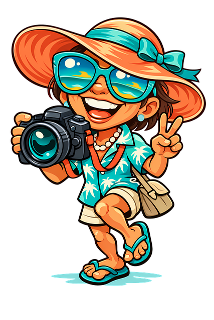 Free caricature camera nature illustration