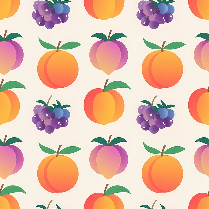 Download Pattern, Fruit, Peach. Royalty-Free Stock Illustration Image ...
