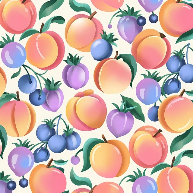 Download Pattern, Fruit, Peach. Royalty-Free Stock Illustration Image ...