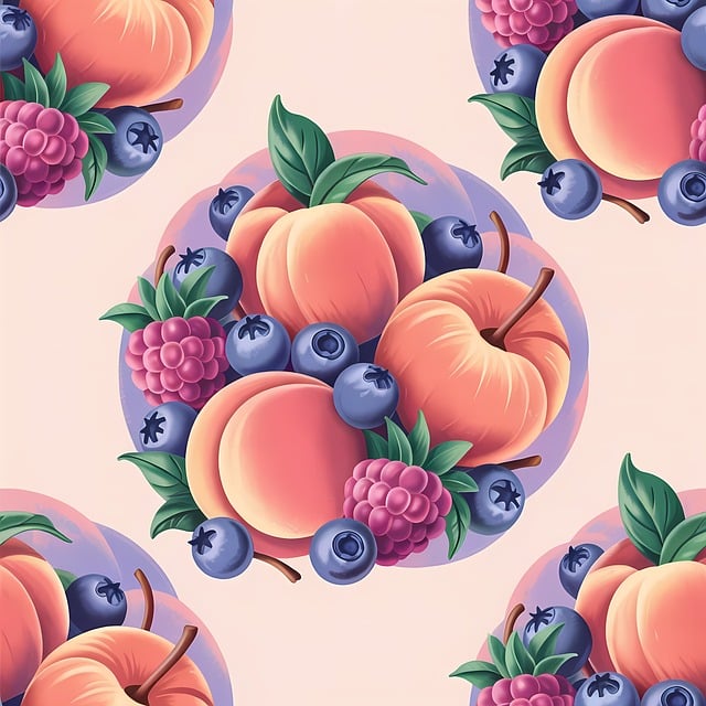 Download Pattern, Fruit, Peach. Royalty-Free Stock Illustration Image ...