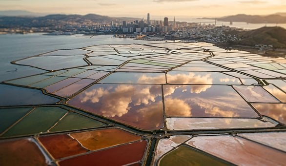 Free City Sunset illustration and picture