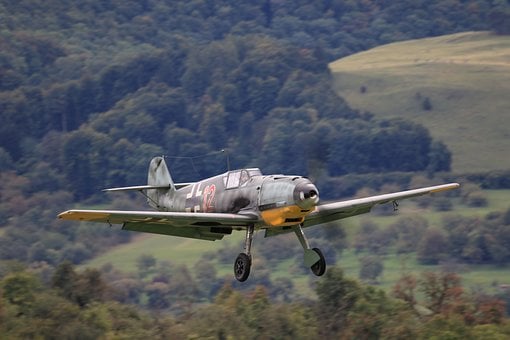 Jachtvliegtuig, Oorlog, Vintage, Airshow