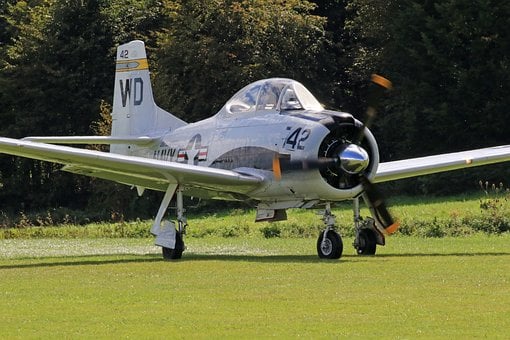 Gevechtsvliegtuig, Vintage, Luchtsalon