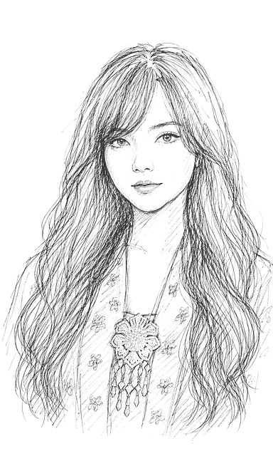 Free Sketch Portrait illustration and picture
