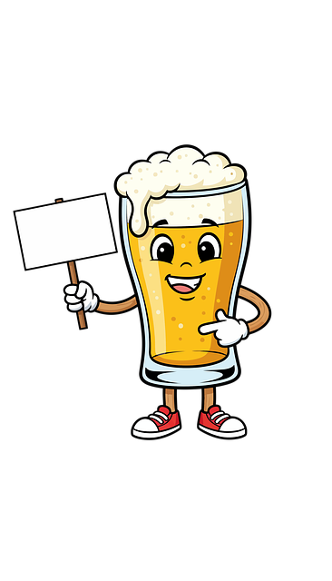 Free cartoon beer drink illustration
