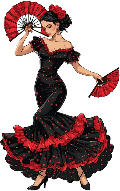 Free Flamenco Flamenco Dancer illustration and picture
