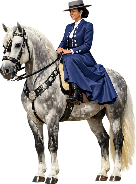 Free Woman Rider illustration and picture