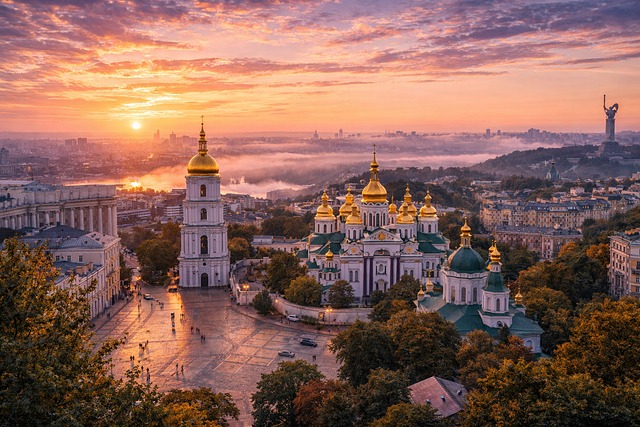 Free kyiv ukraine saint sophia illustration