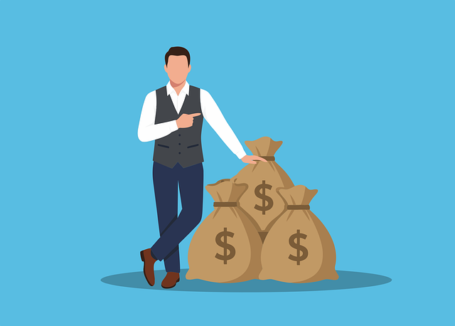 Free money wealth man vector