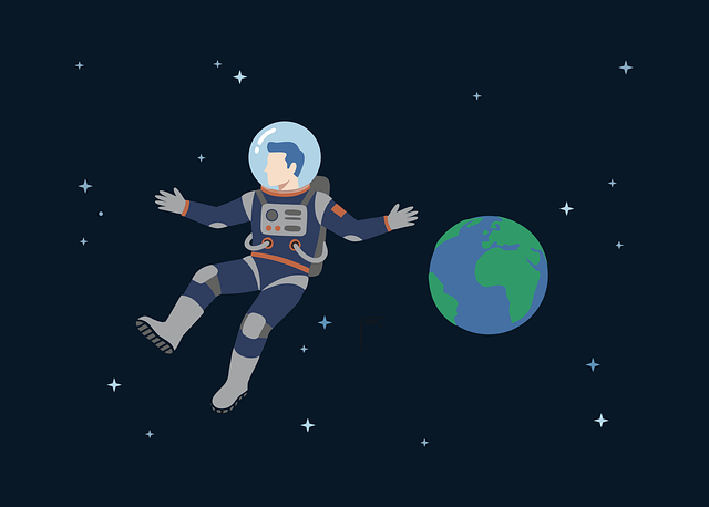 宇航员, 空间, 地球, 星星, 漂浮, 行星, 宇宙, 探索, 科学, 宇宙的