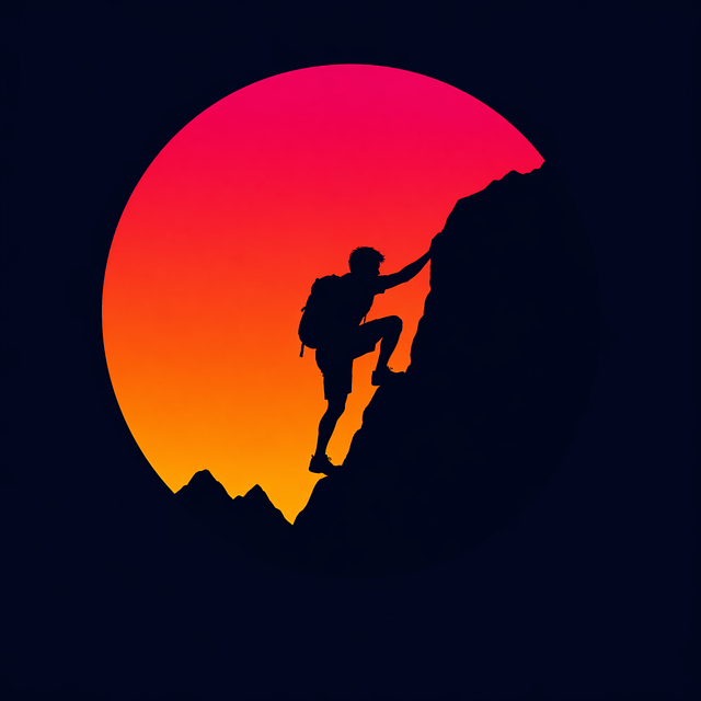 Download free HD stock image of Ai Generated Climber Free ai generated climber climbing vector