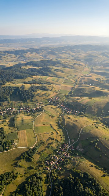 Luftaufnahme, Landschaft, Ländlich