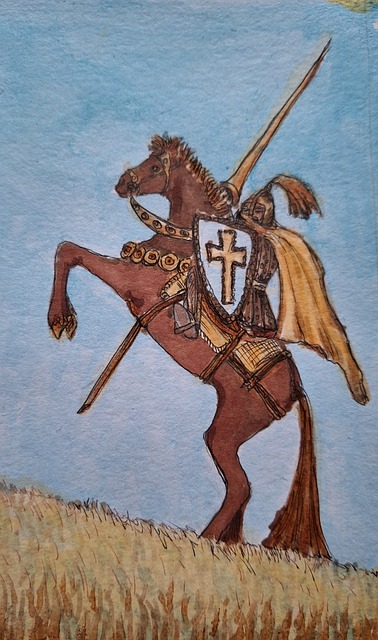 Caballero, Caballo, Lanza, Escudo