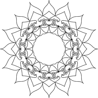 Free Mandala Floral Pattern illustration and picture