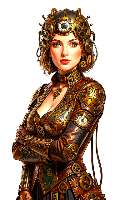 Steampunk, Futuristisk, Metal, Kvinde