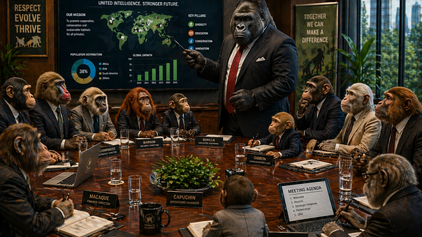 Free Apes Suits illustration and picture